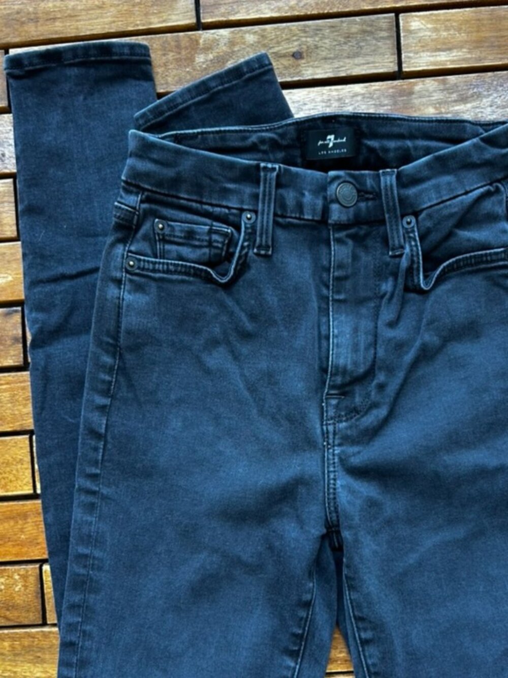 7 For All Mankind High Waist Skinny Jeans